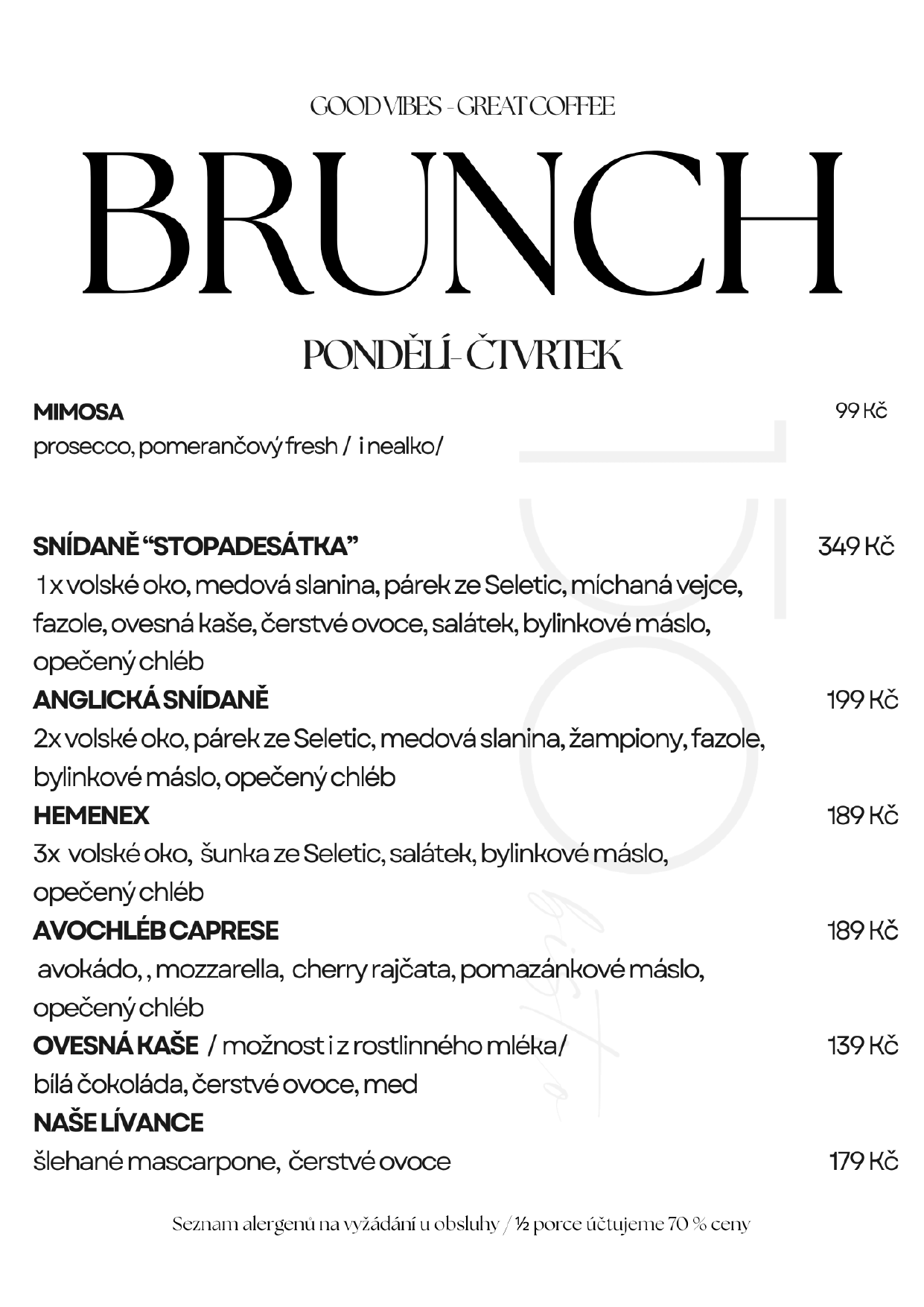 Menu pro dnešní den není k dispozici.
